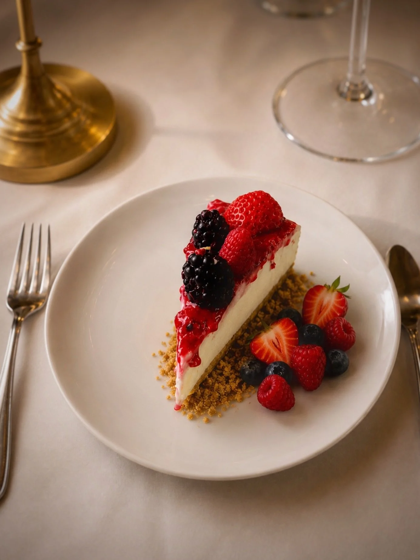 🇵🇹 H&aacute; finais de refei&ccedil;&atilde;o que ficam na mem&oacute;ria. O nosso cheesecake de frutos vermelhos combina delicadeza, equil&iacute;brio e um toque de intensidade, numa sobremesa pensada para encerrar a refei&ccedil;&atilde;o da melh