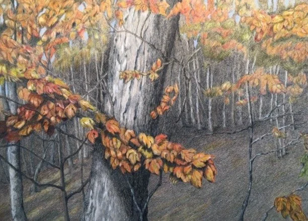 Autumn Leaves — 8 × 11 inches