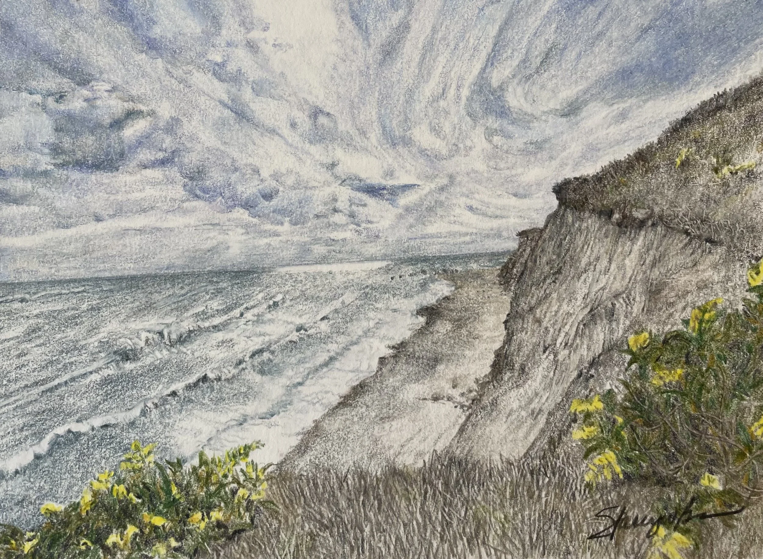 Mohegan Bluffs 5 × 7 inches