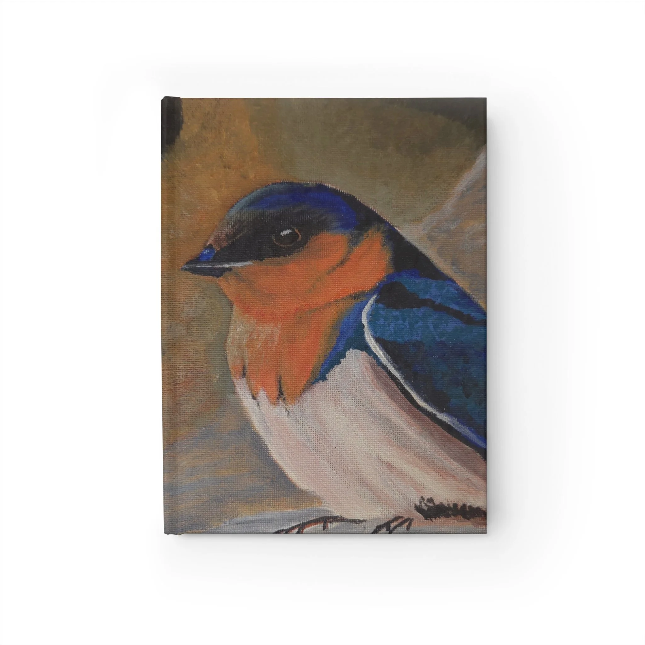 Barn Swallow Journal – Ruled Lined Notebook by Maria Norton