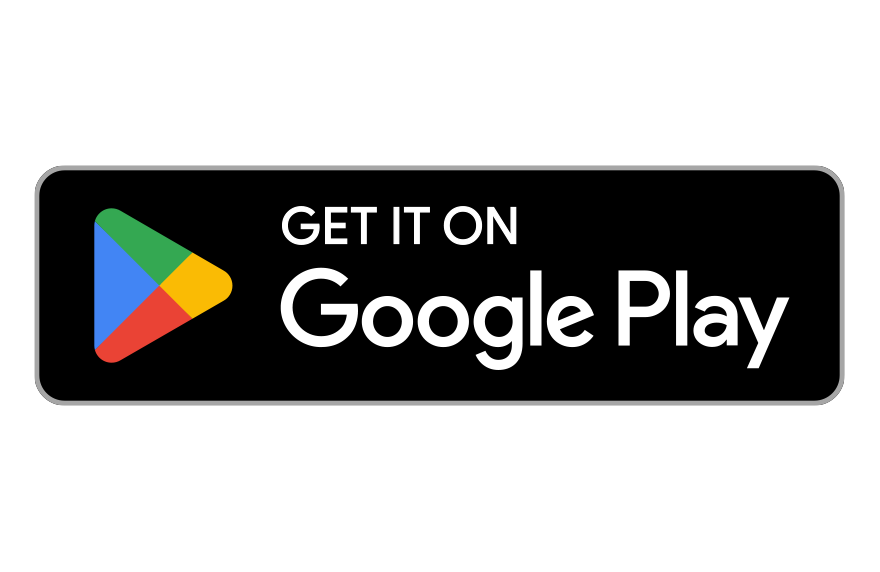 Google Play store badge with the text 'Get it on Google Play' and the Google Play logo on a black background.