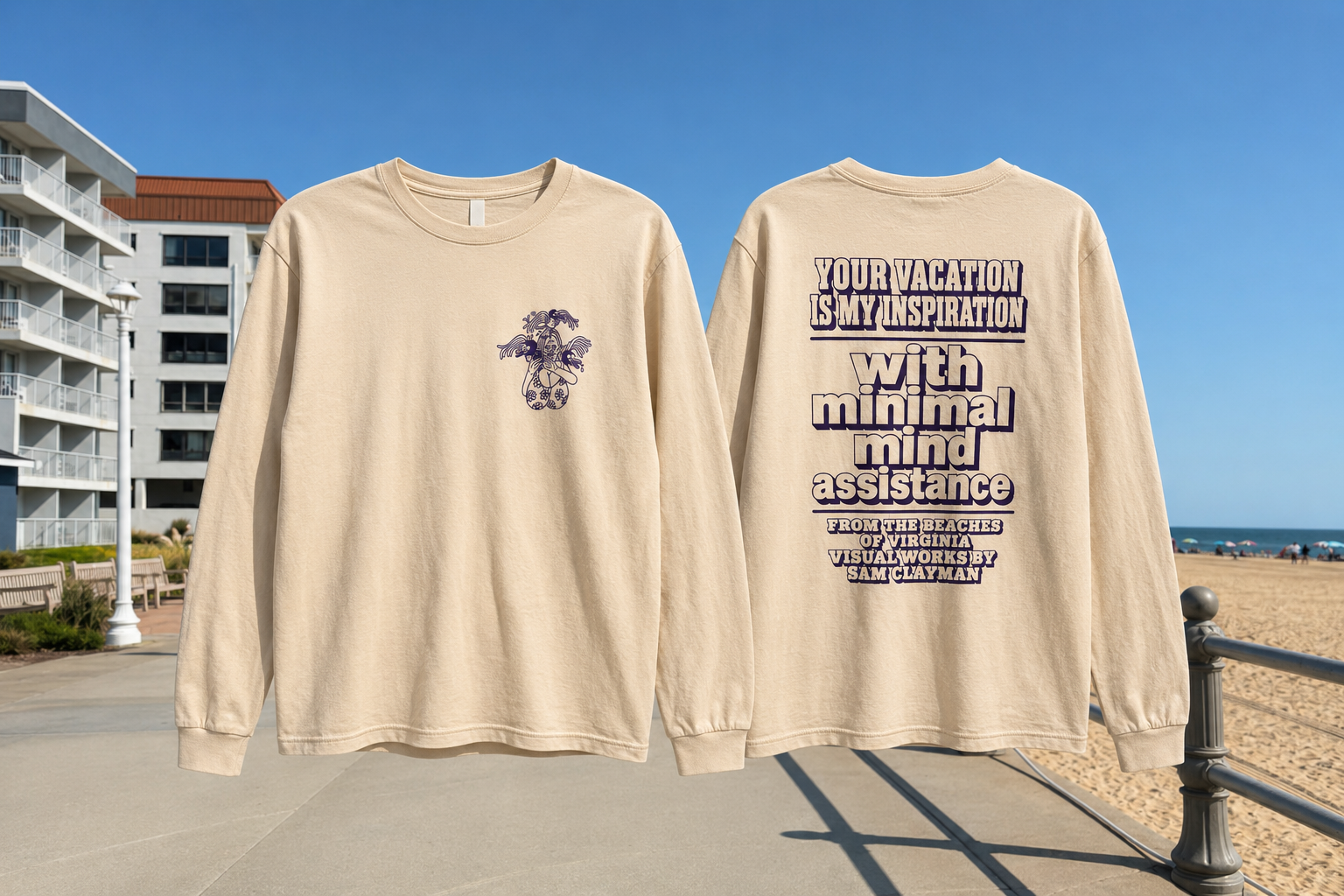 your vacation is my inspiration long sleeve
