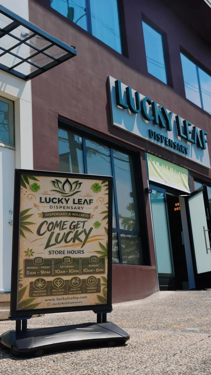 Lucky Leaf Bronx retail transformation featuring custom fixtures, displays and branded millwork.