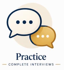 Practice Complete Interviews — GPS Interview Series.