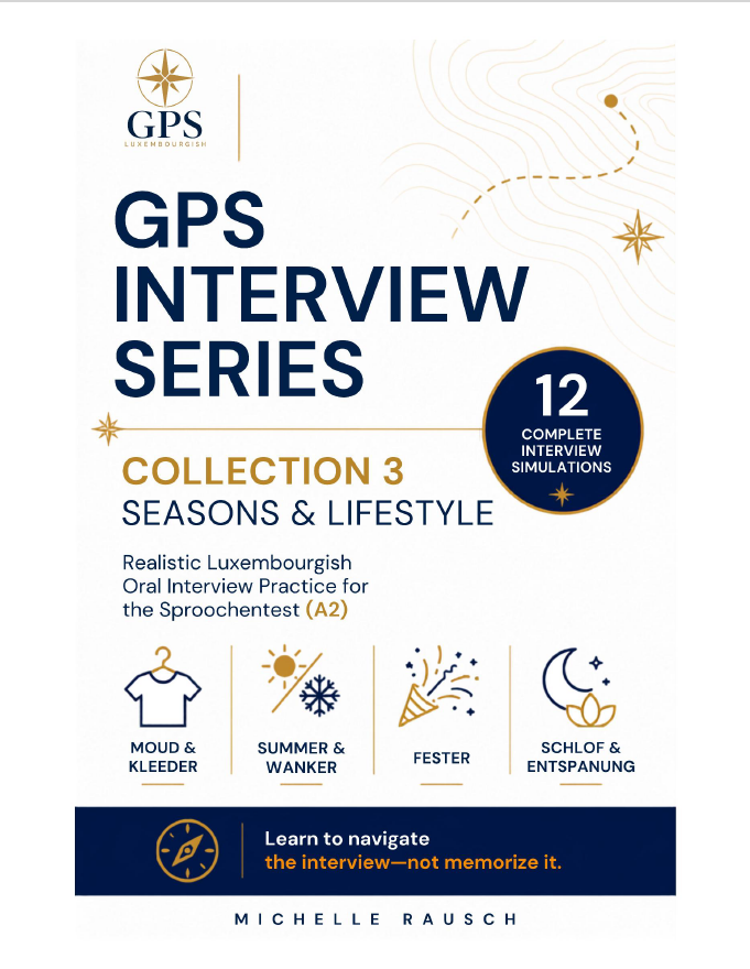 GPS Interview Series — Collection 3: Seasons and Lifestyle