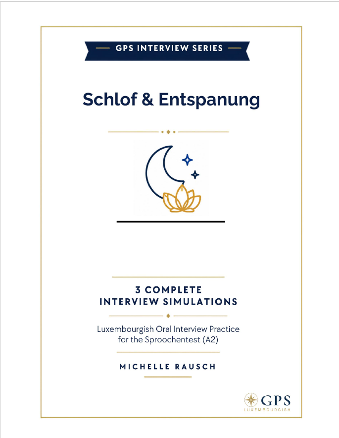 Schlof an Entspanung