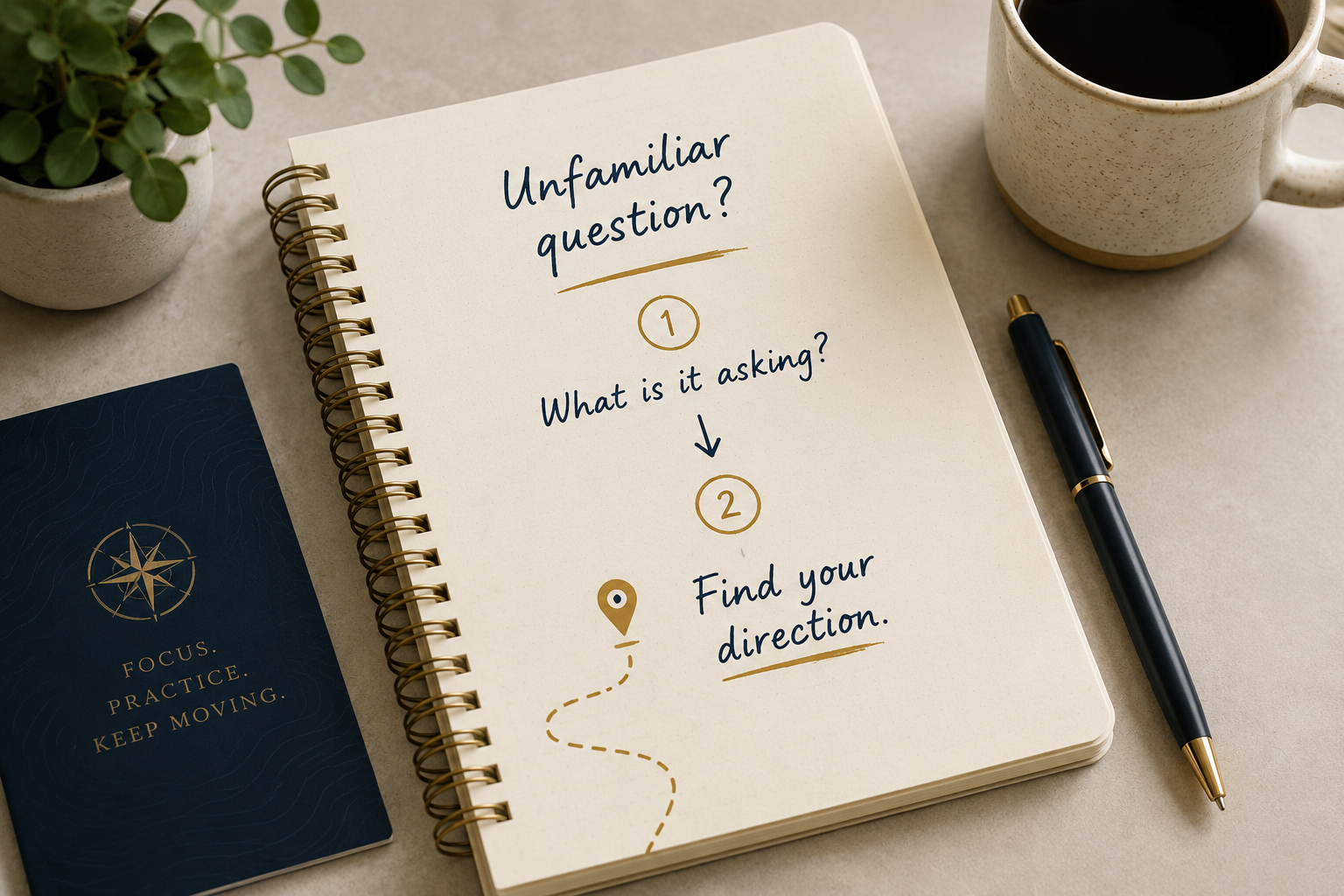 GPS Question Decoder: identify what an unfamiliar question is asking and choose a direction.