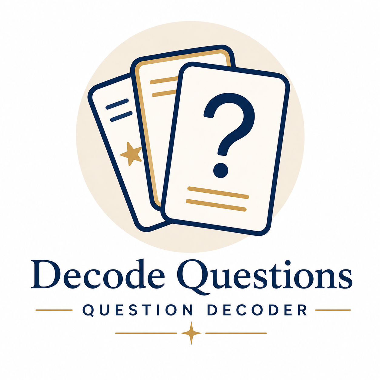 GPS Question Decoder flash cards for recognizing the direction of Sproochentest interview questions