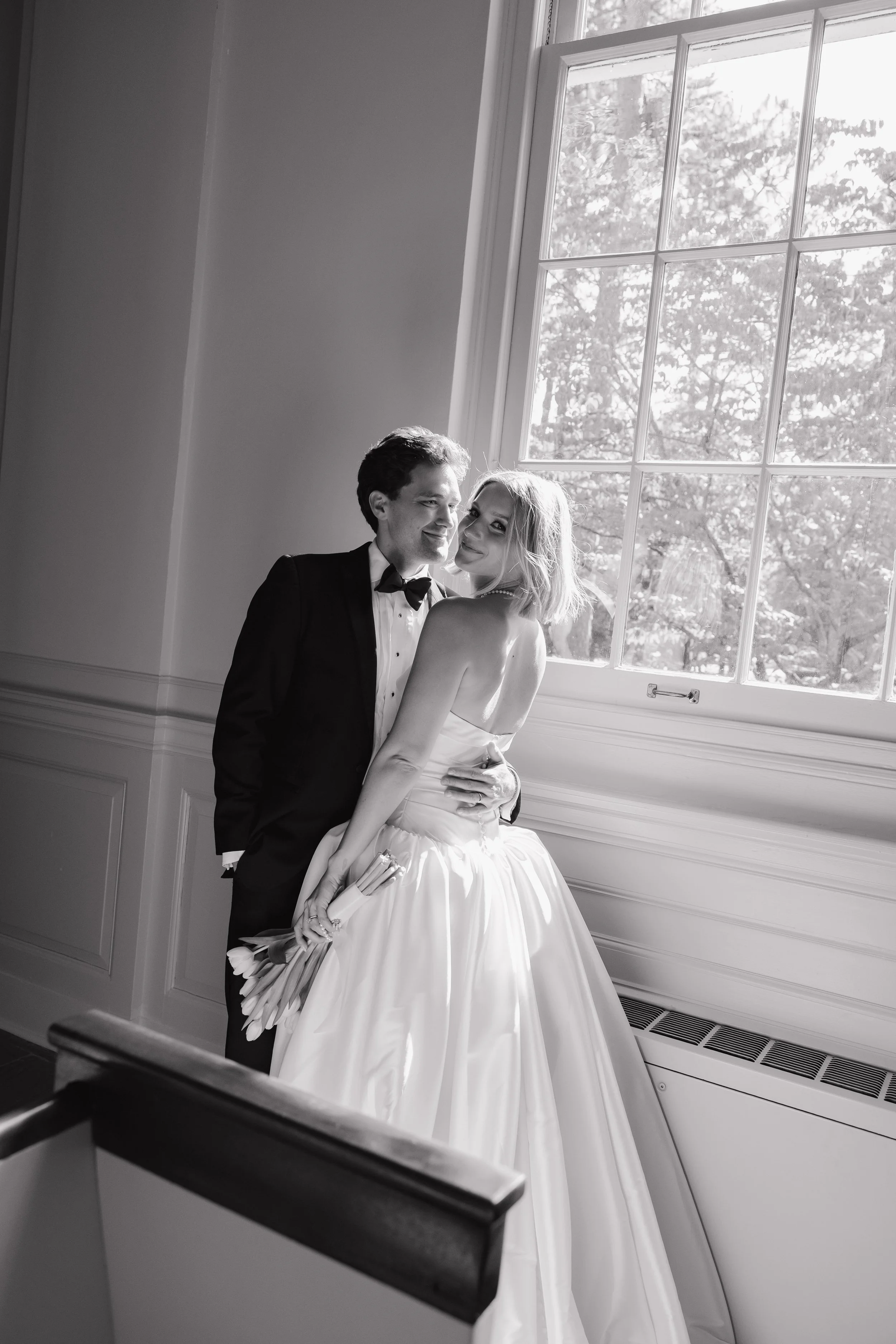 Bride and Groom Portrait by Raleigh North Carolina Wedding Photographer