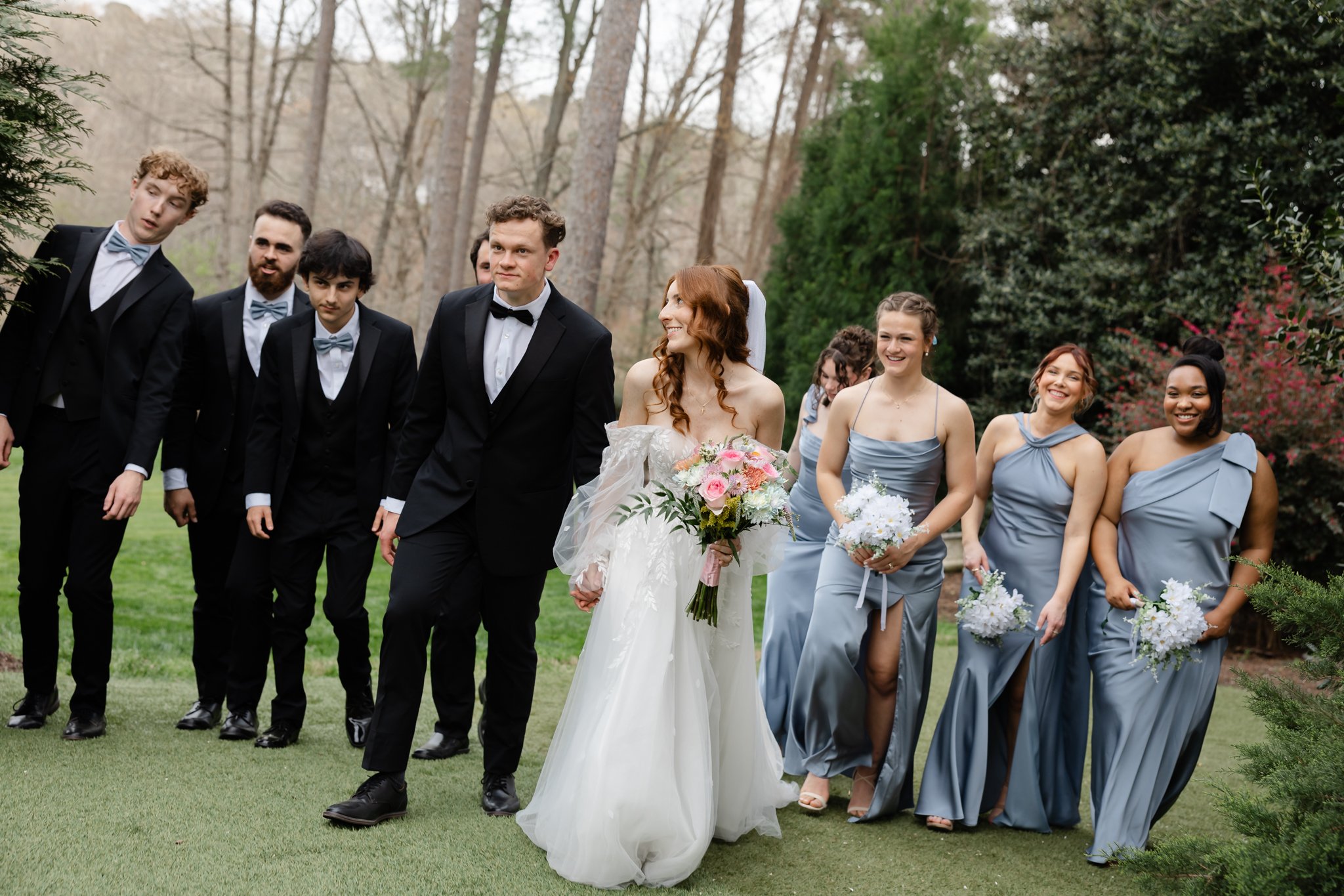 Documentary-style wedding photography capturing authentic moments at Highgrove Estate