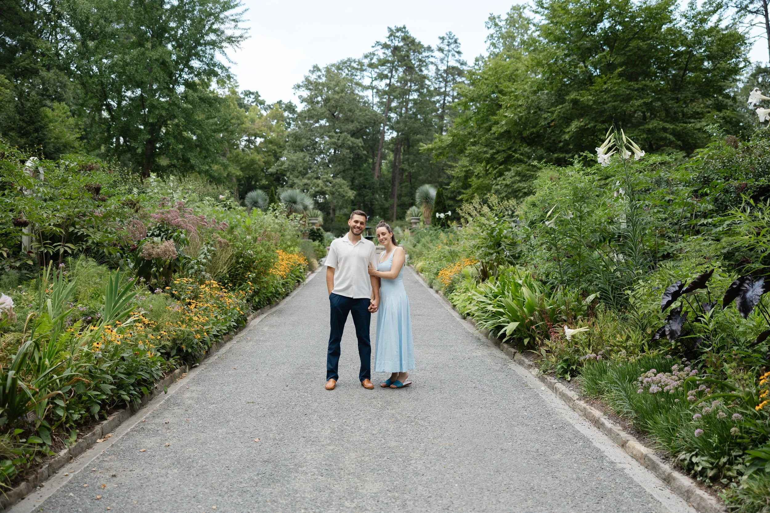 Duke Gardens Engagement Session | Durham North Carolina