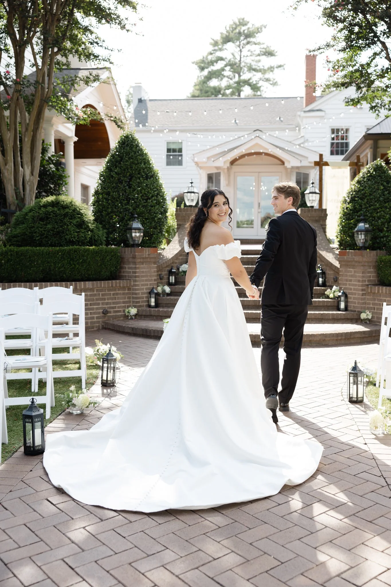 Luxury wedding photographer capturing timeless moments at Highgrove Estate in North Carolina