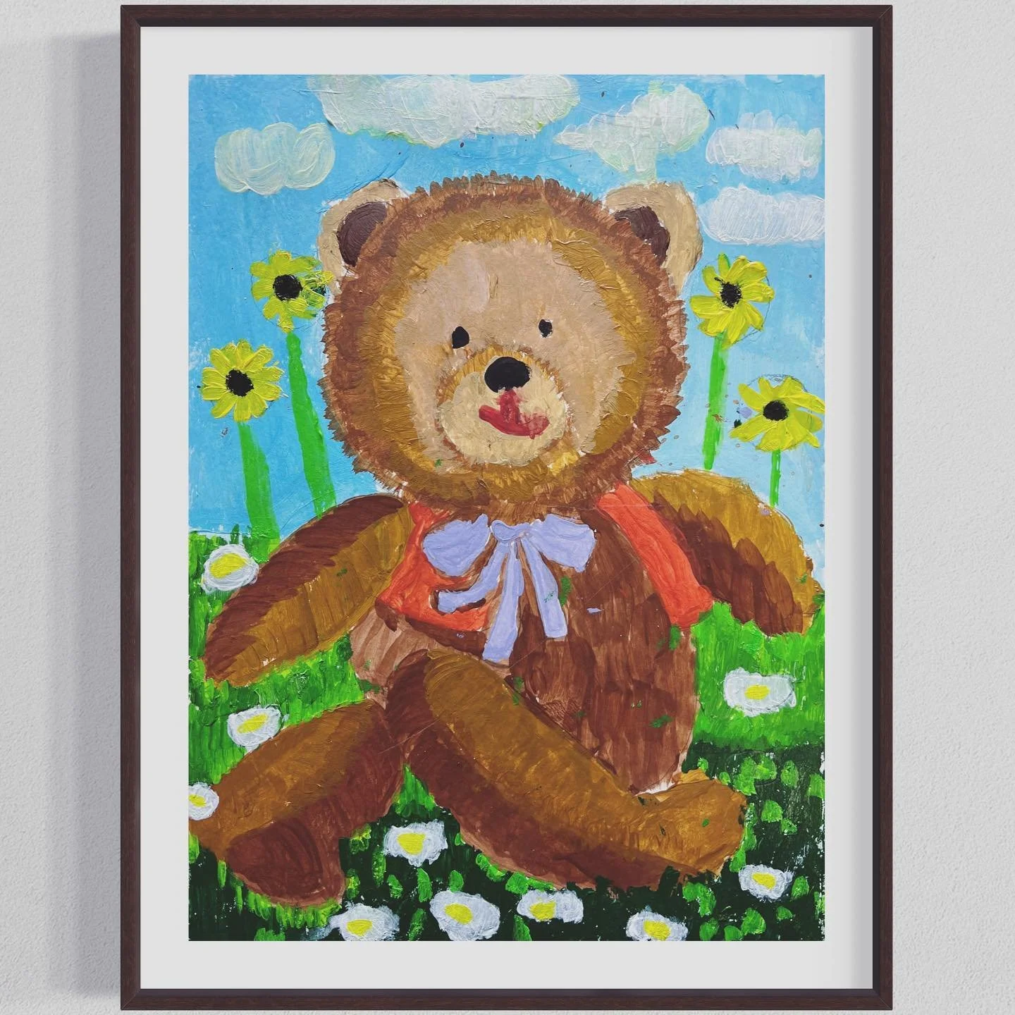 The works from 6, 14 and 10 years old students.