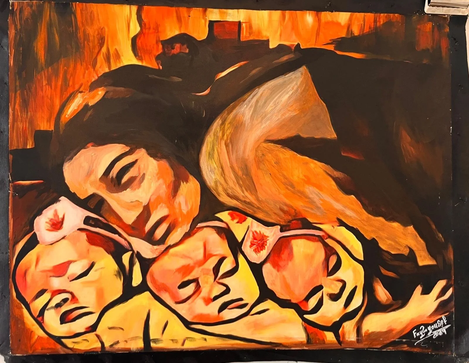 Painting containing the princesses
