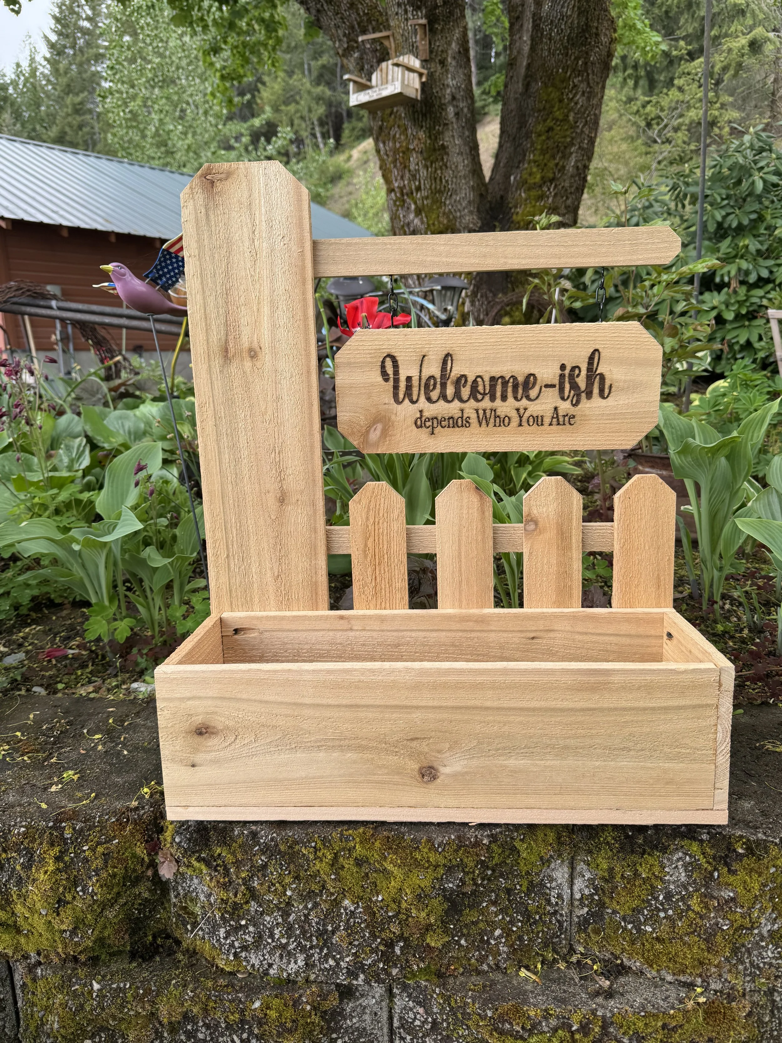 Custom Fence Box Planter