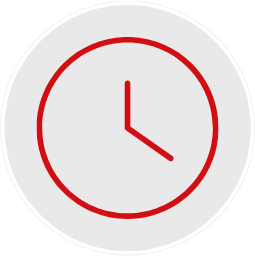 An analog clock showing the time as 3:00.