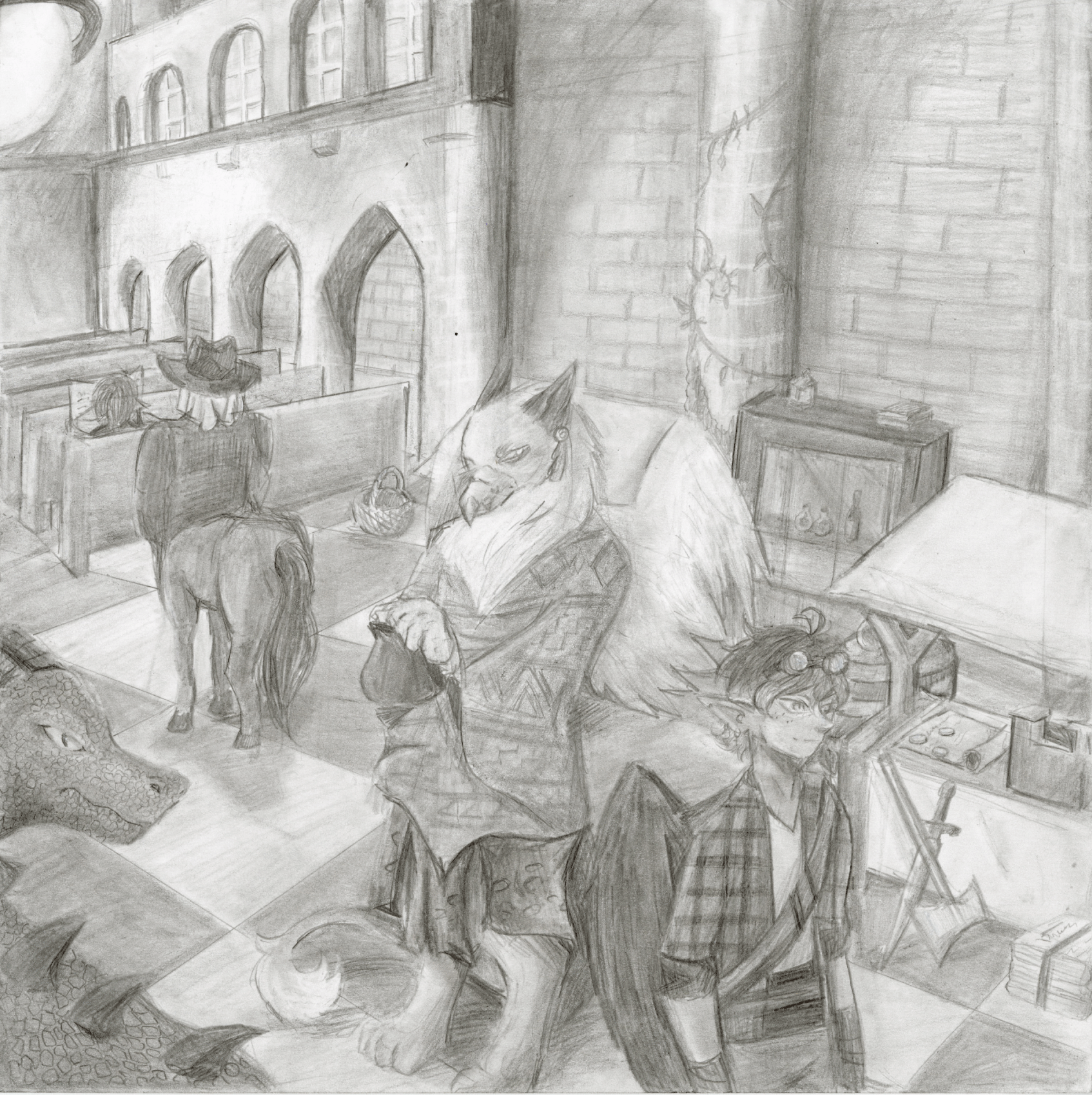 Solak_Fantasy_Scene_Pencil.gif