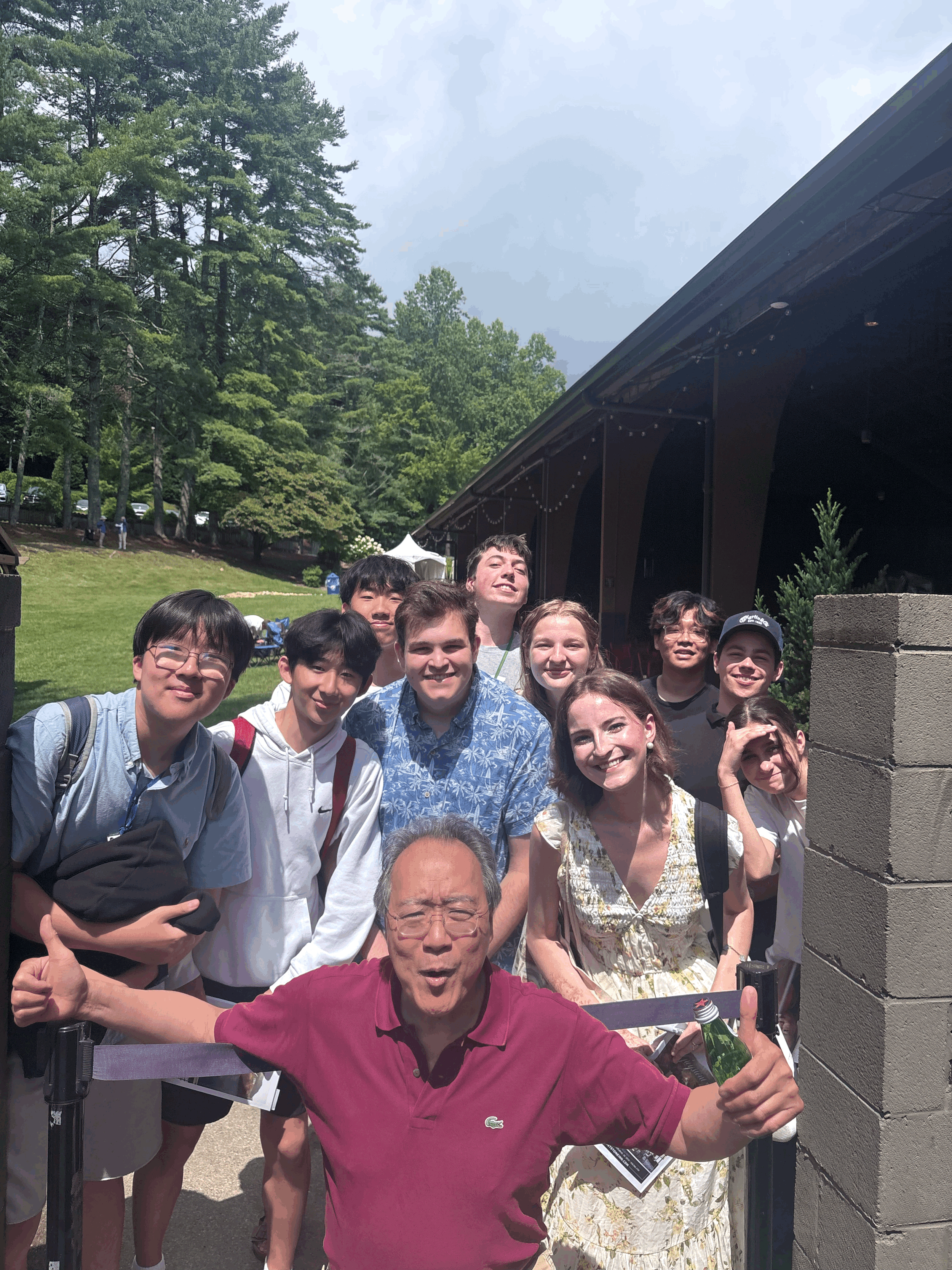YPP Musician with Yo-Yo Ma at Brevard