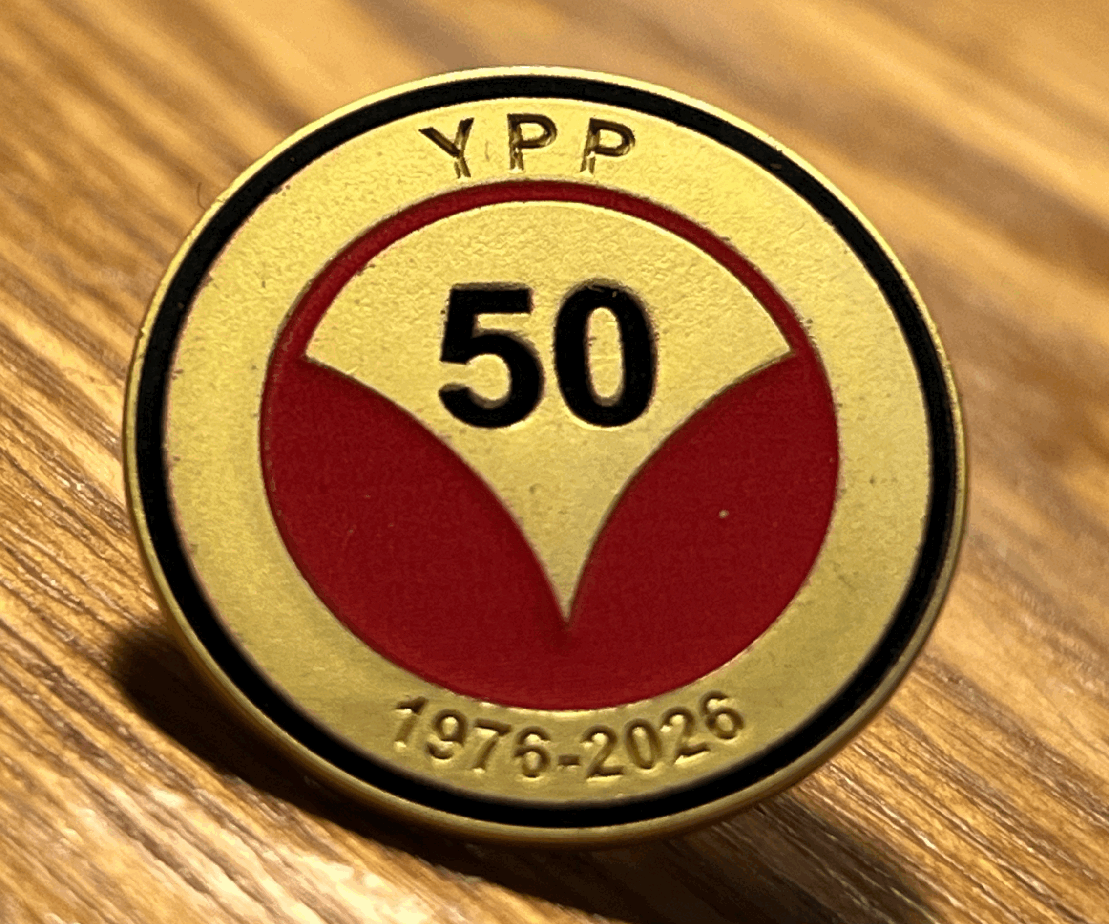 YPP 50th Anniversary Commemorative Pin