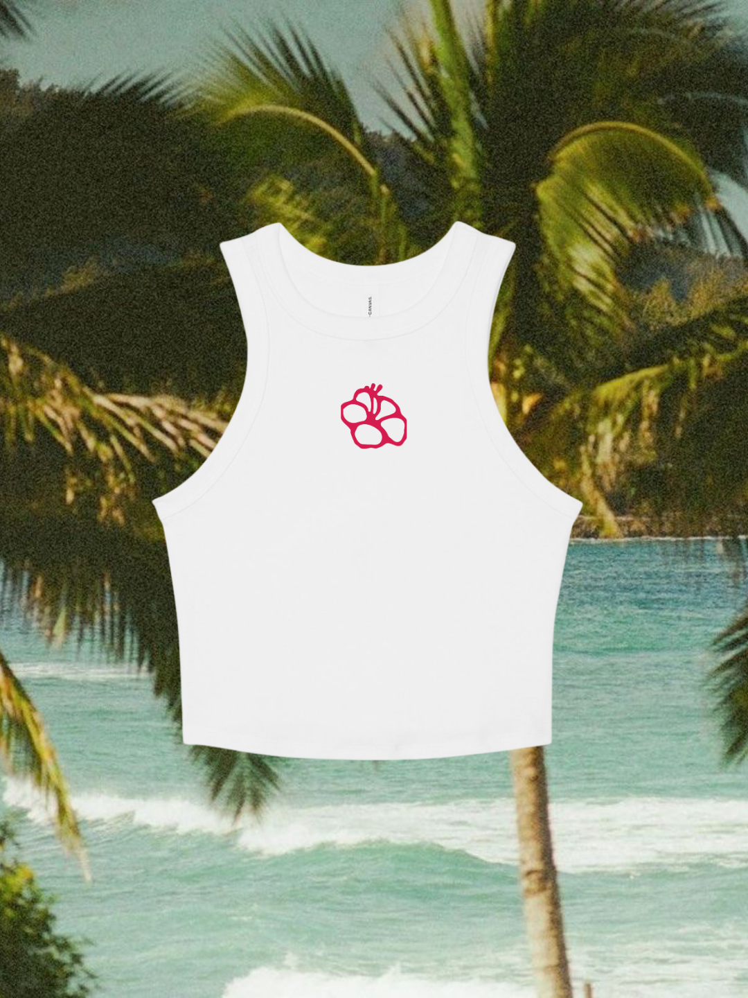 TLC Icon Tank - Hibiscus