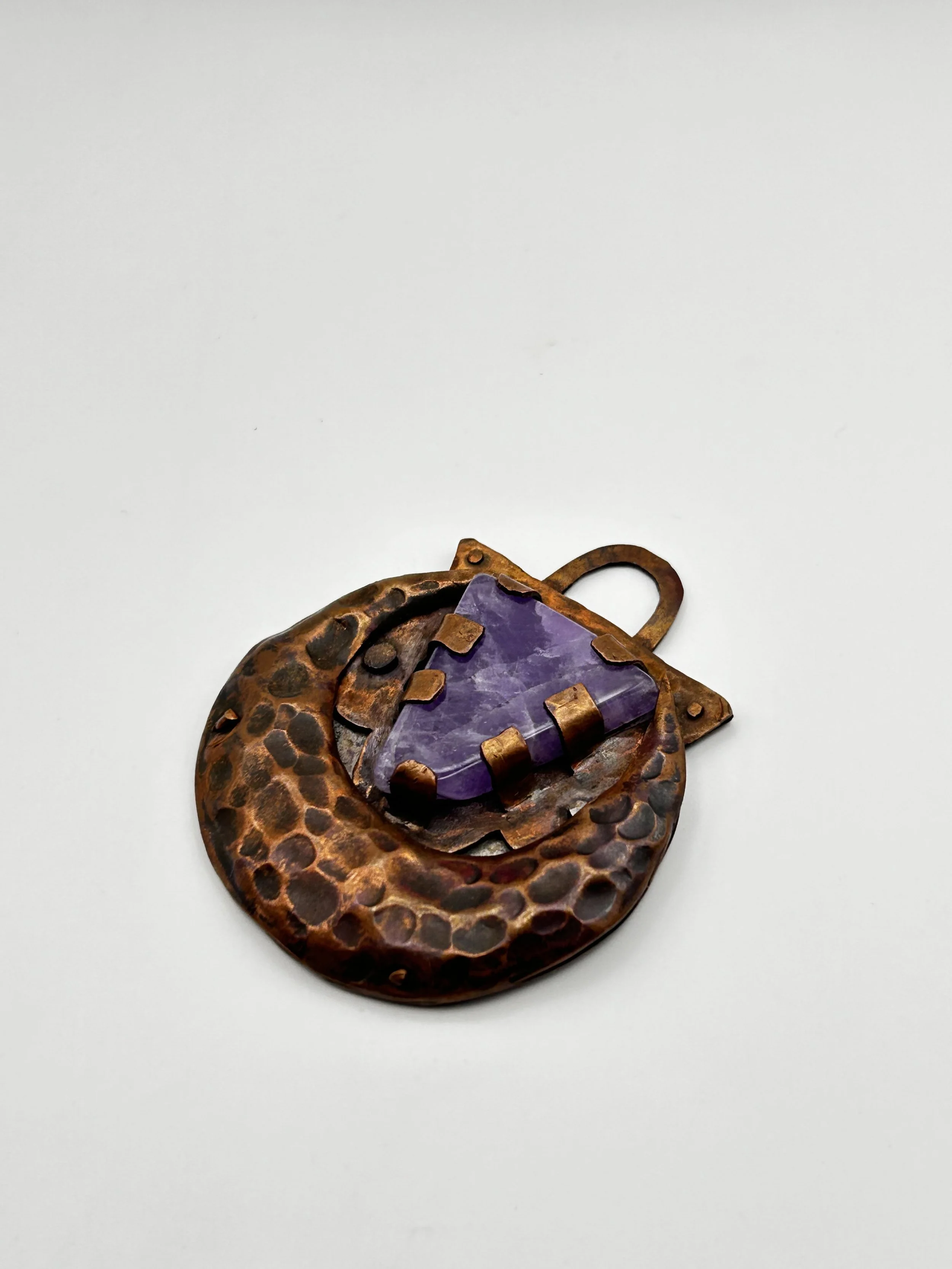 Amethyst Moon Necklace