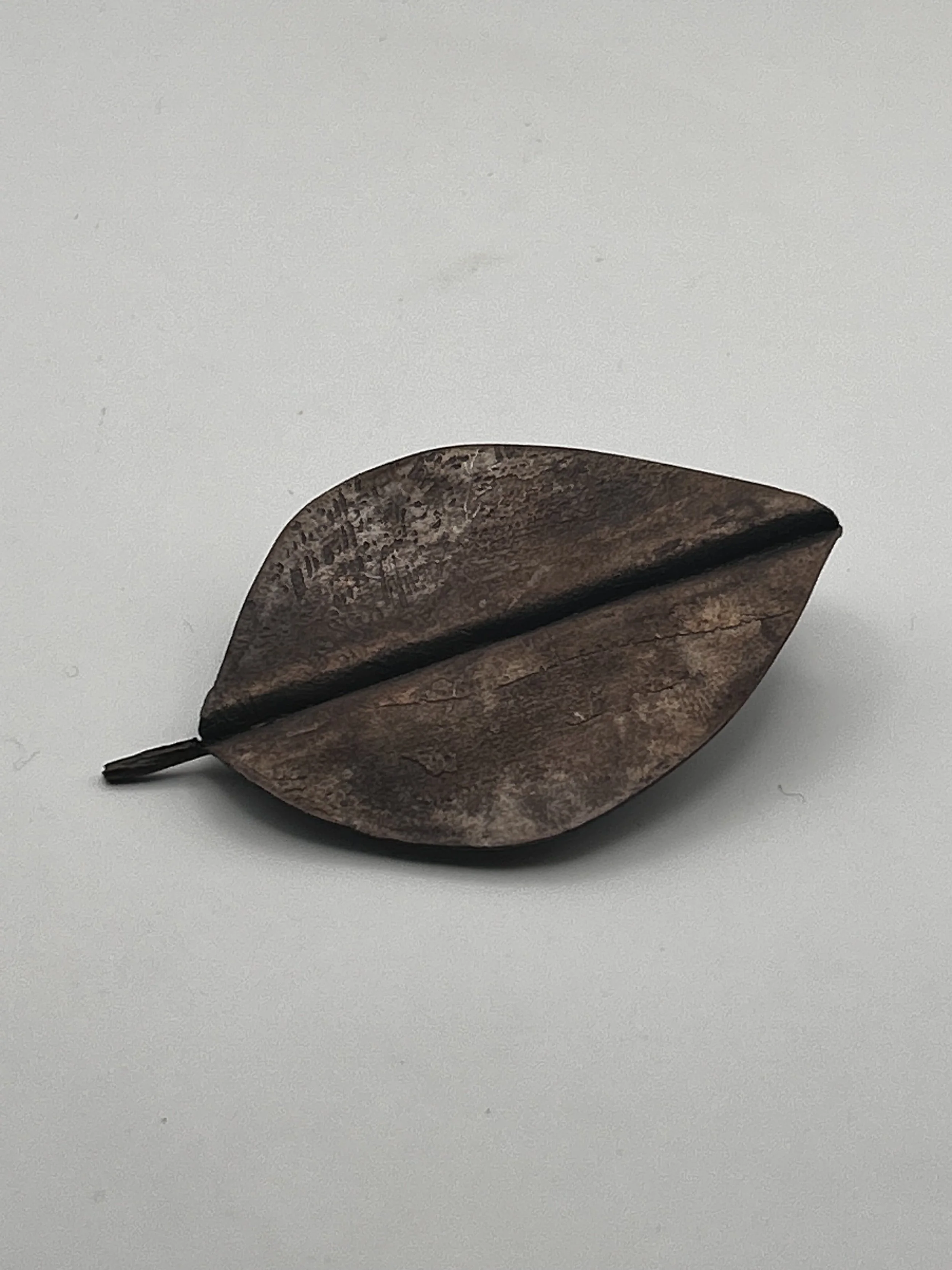 Textured Leaf Pin