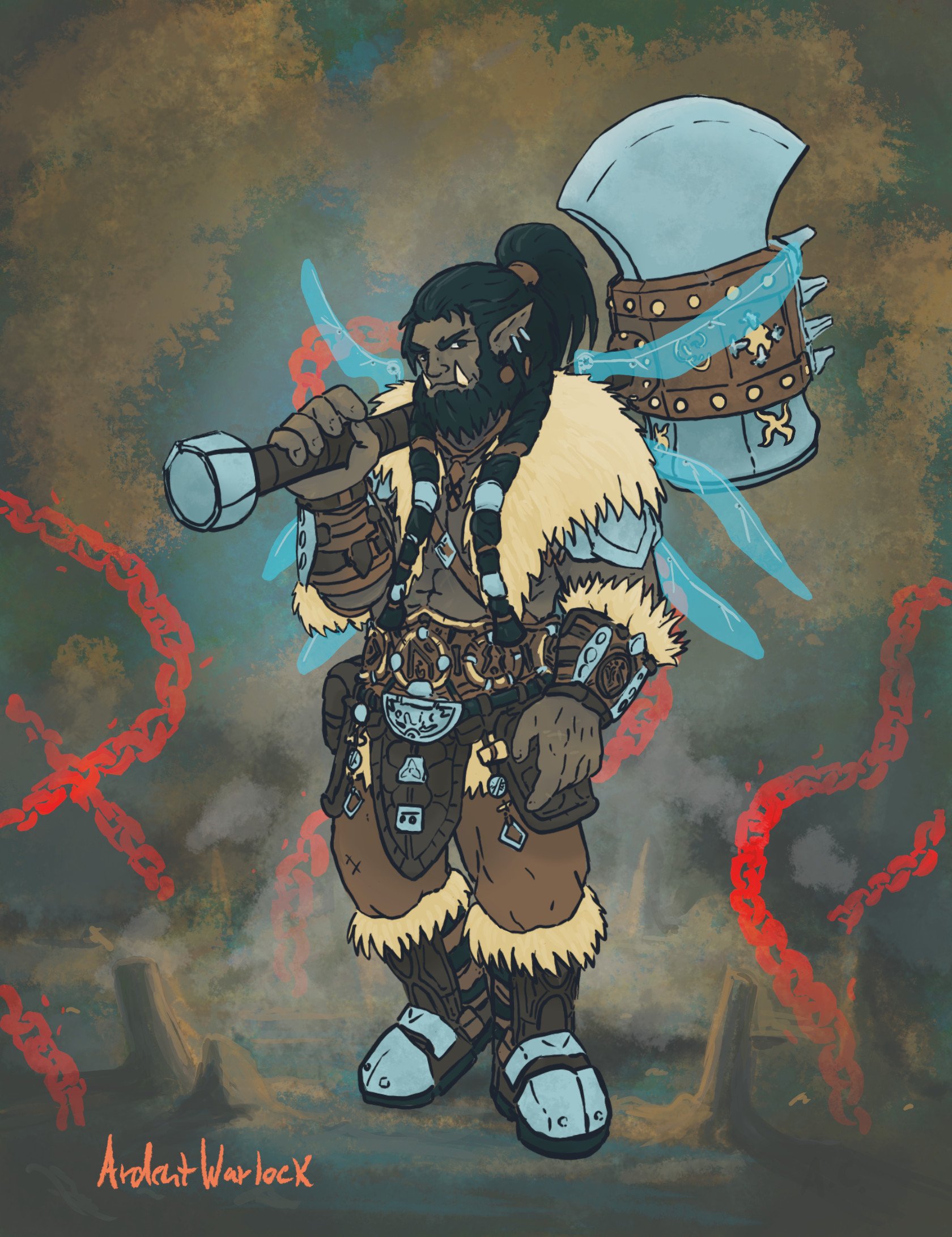 Kask - Orc Barbarian