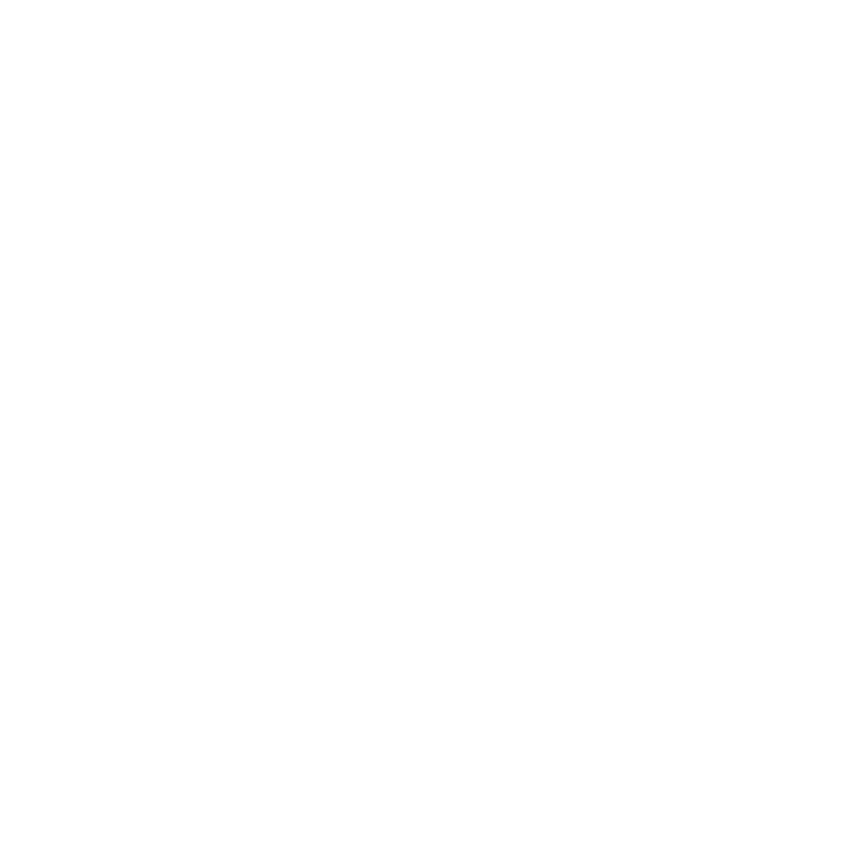 Outline of an award medal with a circular center and two ribbons hanging down, on a black background.
