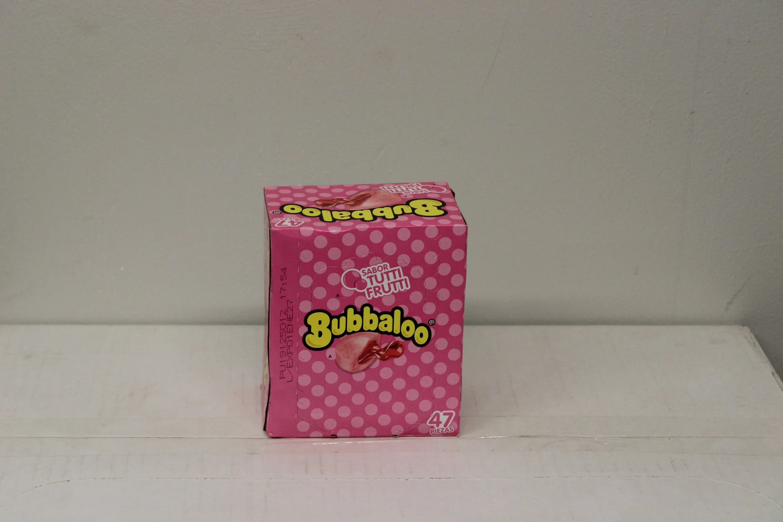 fruit punch jelly buble gum 47 ct