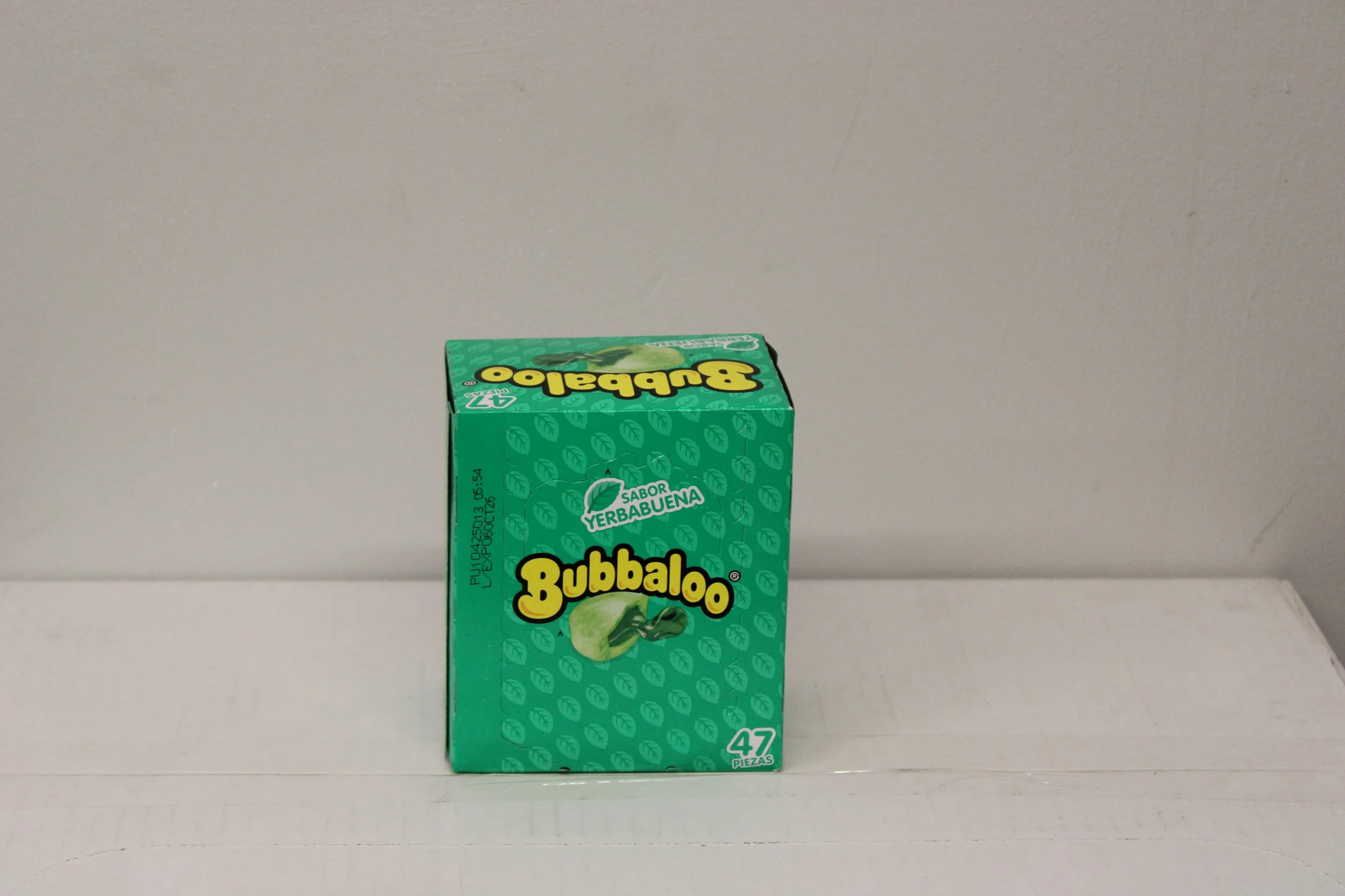 mint jelly buble gum 47 ct