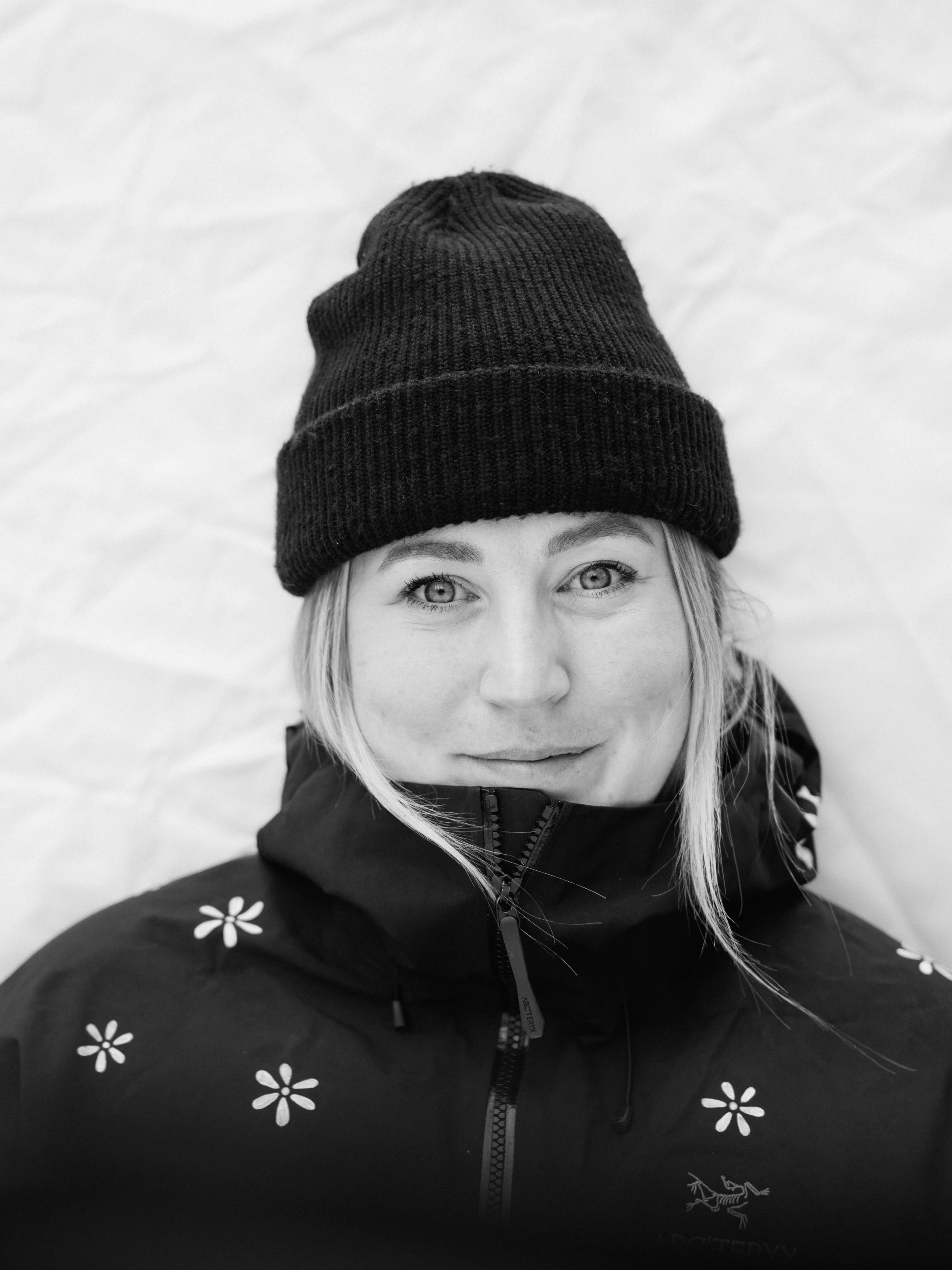 Ally Watson freelance writer headshot photo by Sammy Deleo for Snowboard Magazine