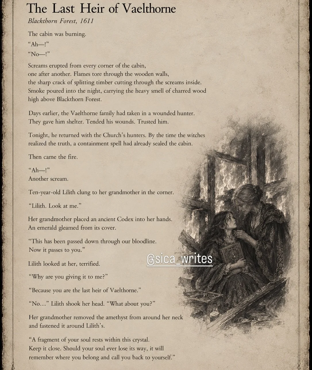 The Last Heir of Vaelthorne|Blackthorn Forest,1611 #elarion #witch #fantasyfiction #fantasyauthor