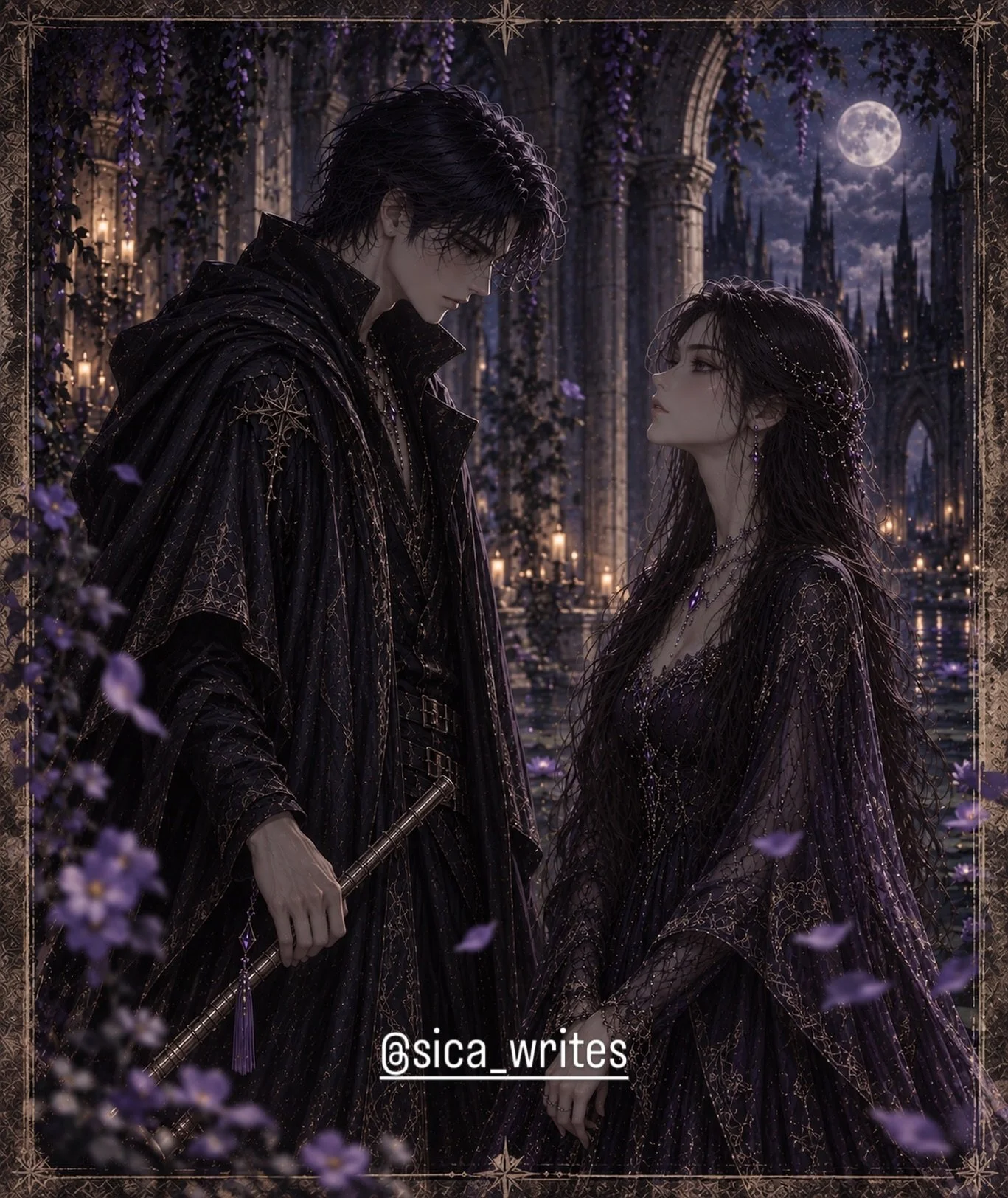 Lucien &amp; Lilith | Niddrie, Outside Edinburgh &mdash; 1626 #elarion #fantasyfiction #fantasyauthor #witch #hunter