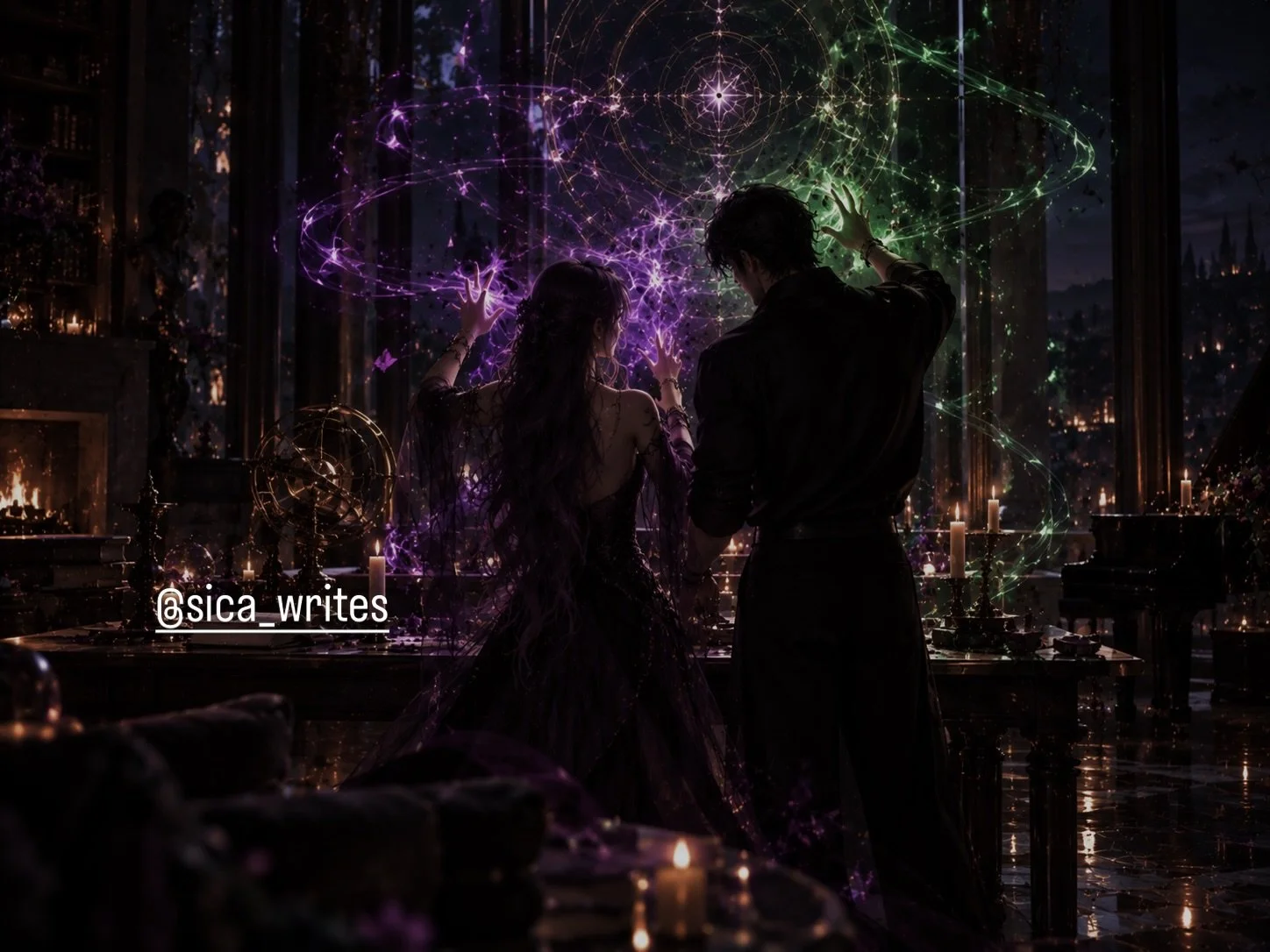 Archwitch &amp; Archmage | Sycah &amp; Leorian | 🥀ROSEMERE, Edinburgh, Scotland 2026 #elarion #archwitch #archmage #magic #romance