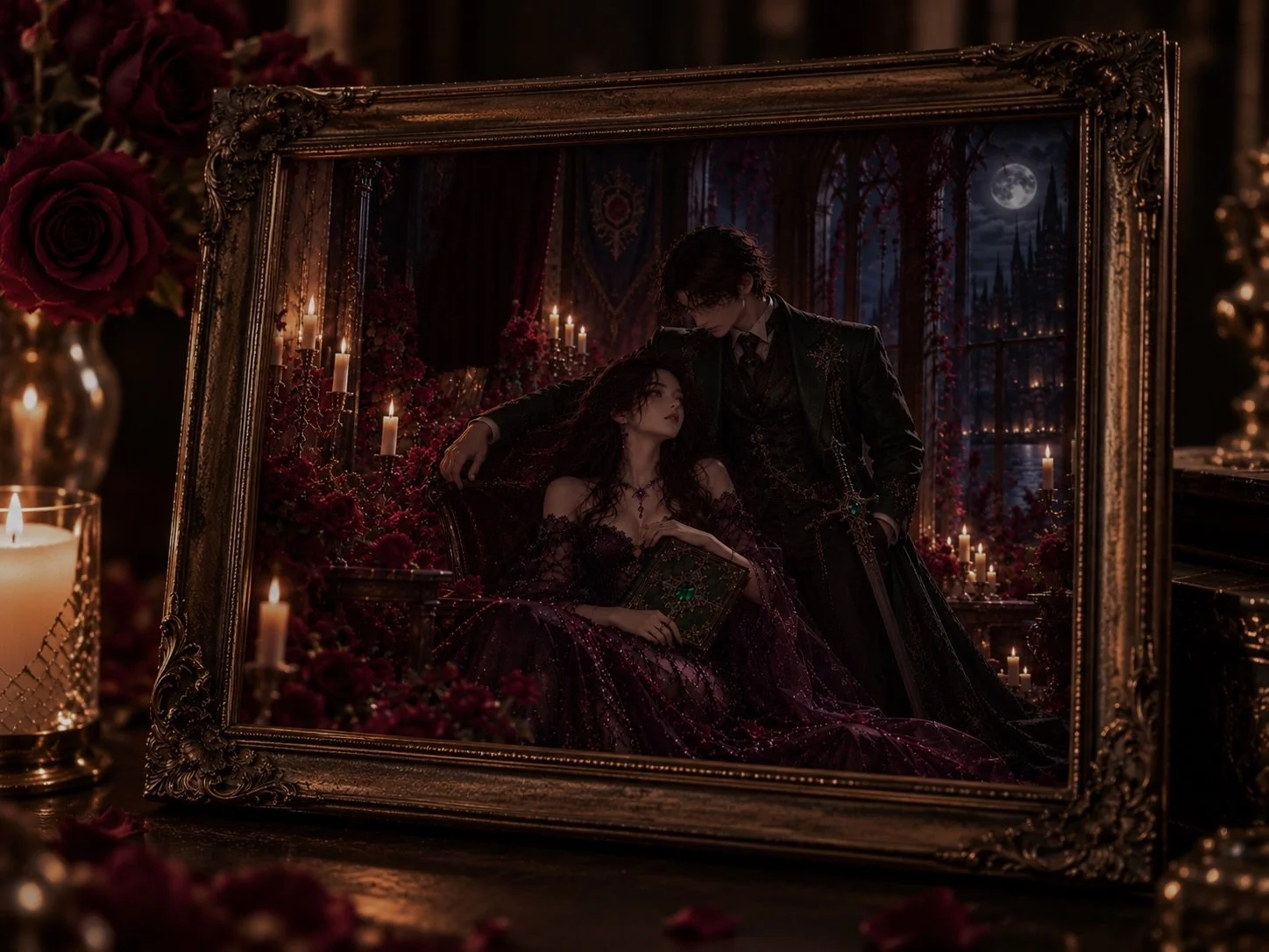 Photography; 2026, Rosemere, Edinburgh, Scotland | Sycah &amp; Leorian 🥀🗡️ #elarion #fantasyfiction #fantasyauthor #romance