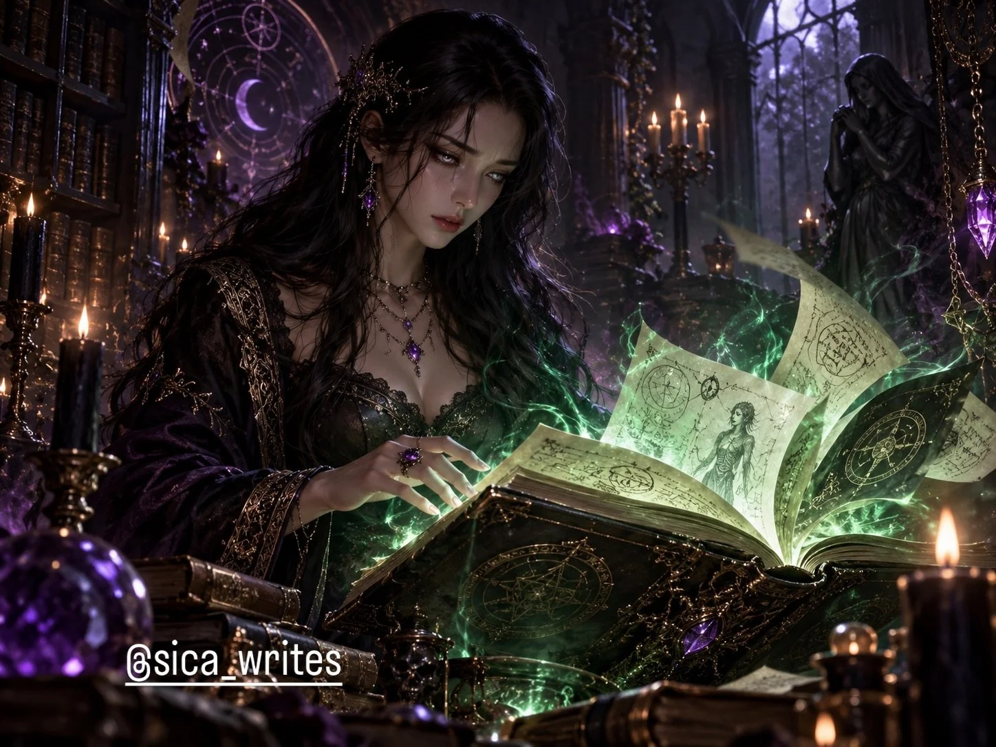 An ancient law: forcing a human back from the dead defies the cosmic order. For humans, life can only continue through reincarnation. | Lilith&rsquo;s Library, Perthshire, Scotland 1958 #witch #magic #ritual #elarion #fantasyfiction