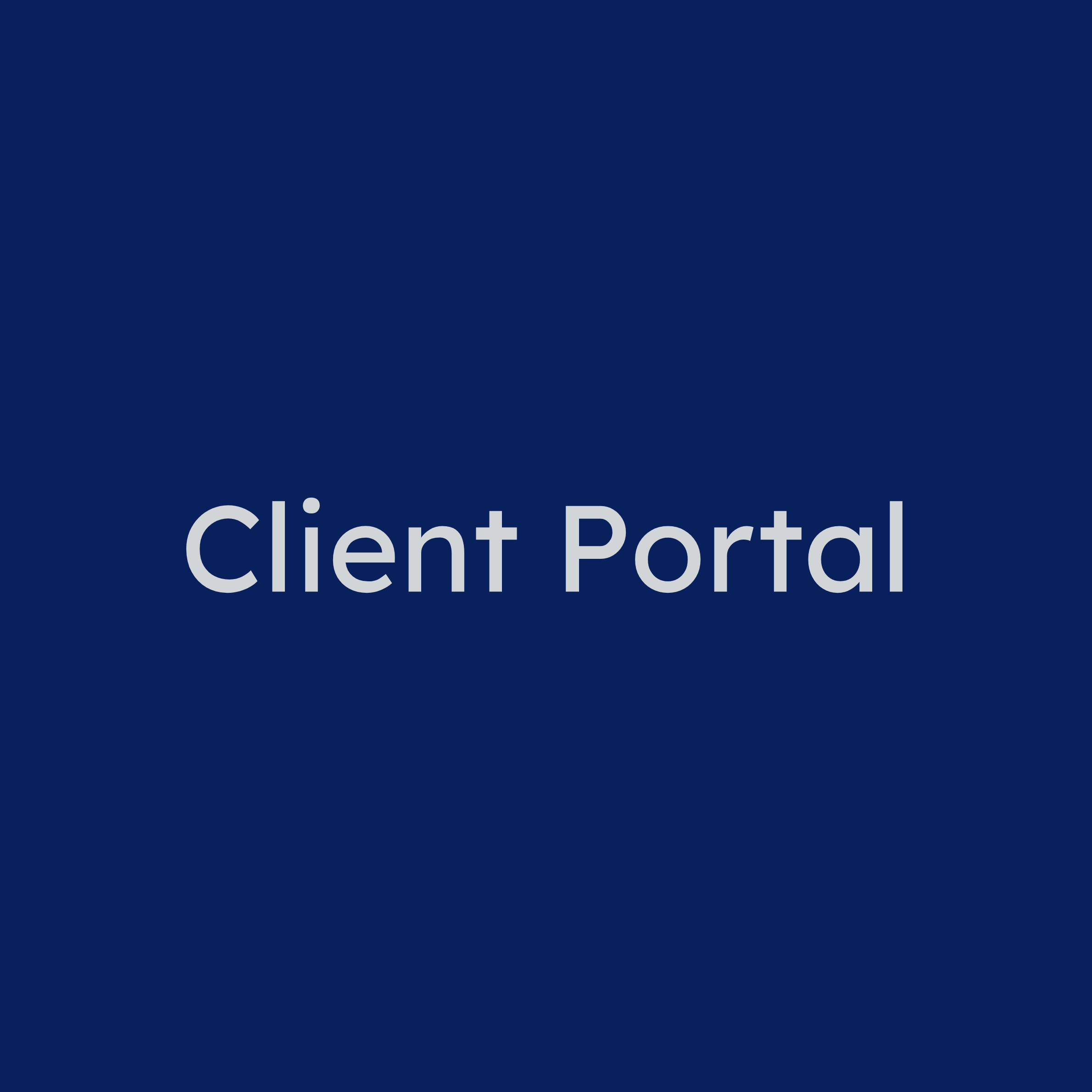 Continuous Journey Client Portal