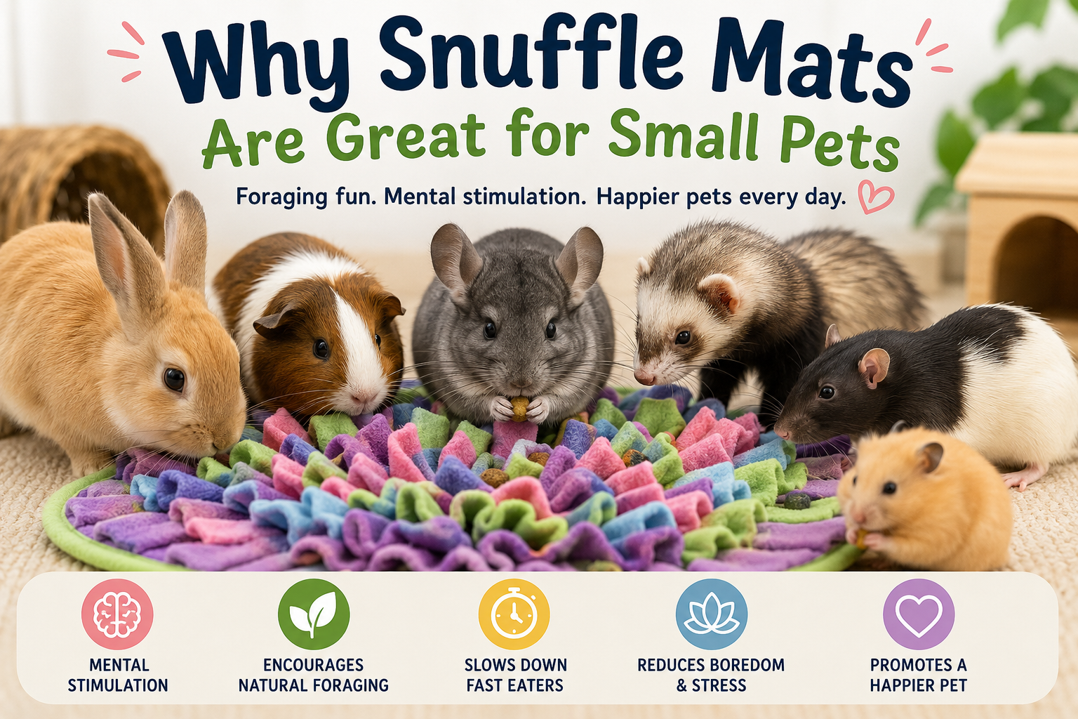 Why Snuffle Mats Are Great for Small Pets