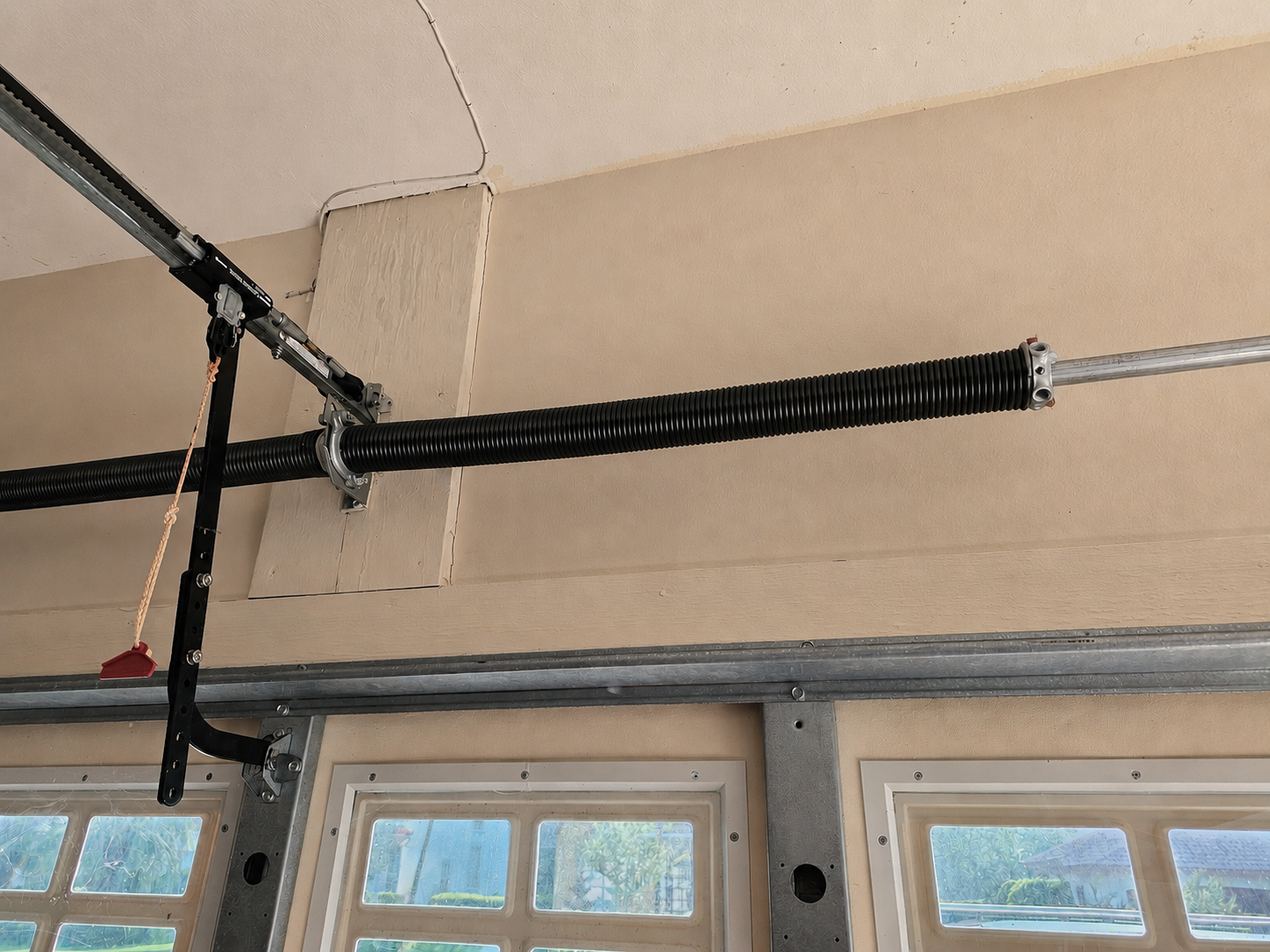 Garage door spring replacement completed in Independence, Missouri