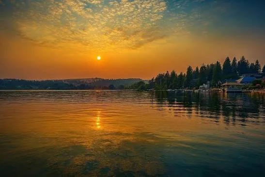 Night on the water