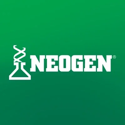 Neogen logo with a green background and white text