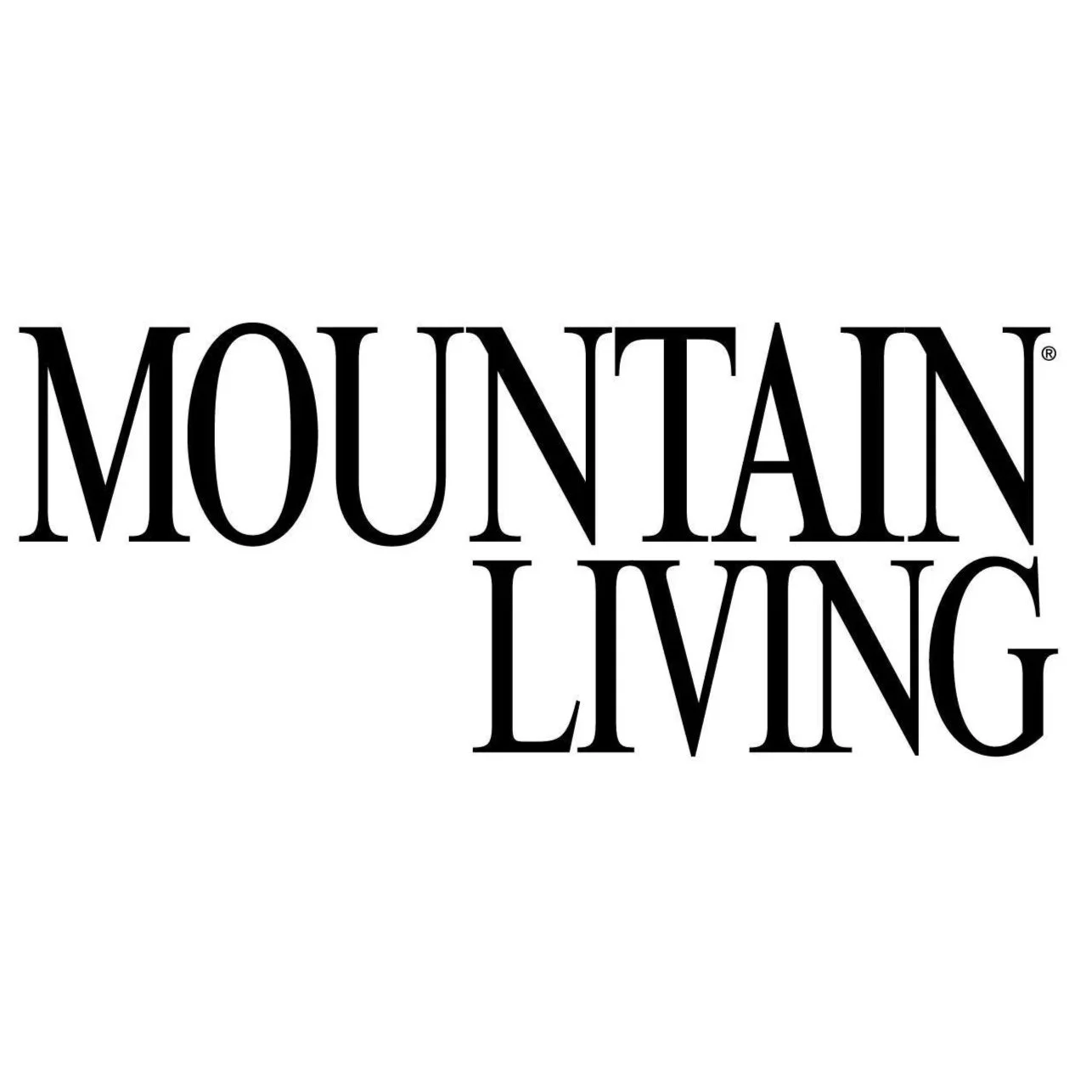 The logo of Mountain Living in black text on a white background.