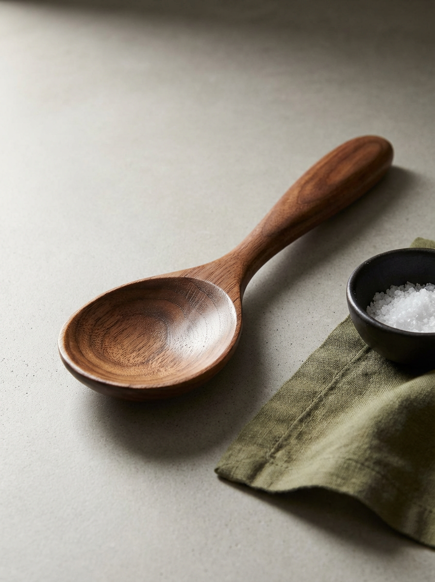 Walnut Serving Spoon
