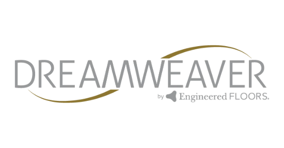 DreamWeaver logo with the text 'DreamWeaver by Engineered Floors' and a stylized swoosh above and below the text.