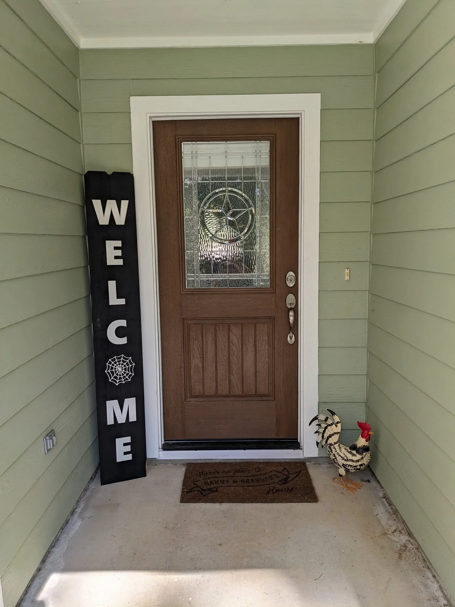Welcome sign for halloween