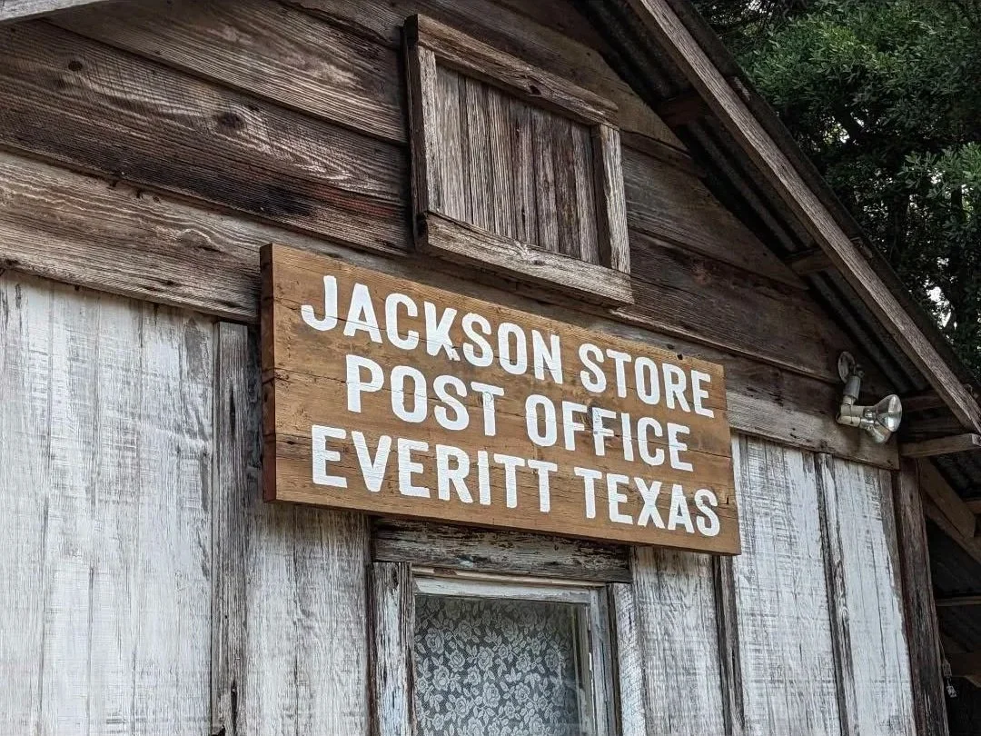 Wooden sign made for a building in Downtown Coldspring (Historic Society)