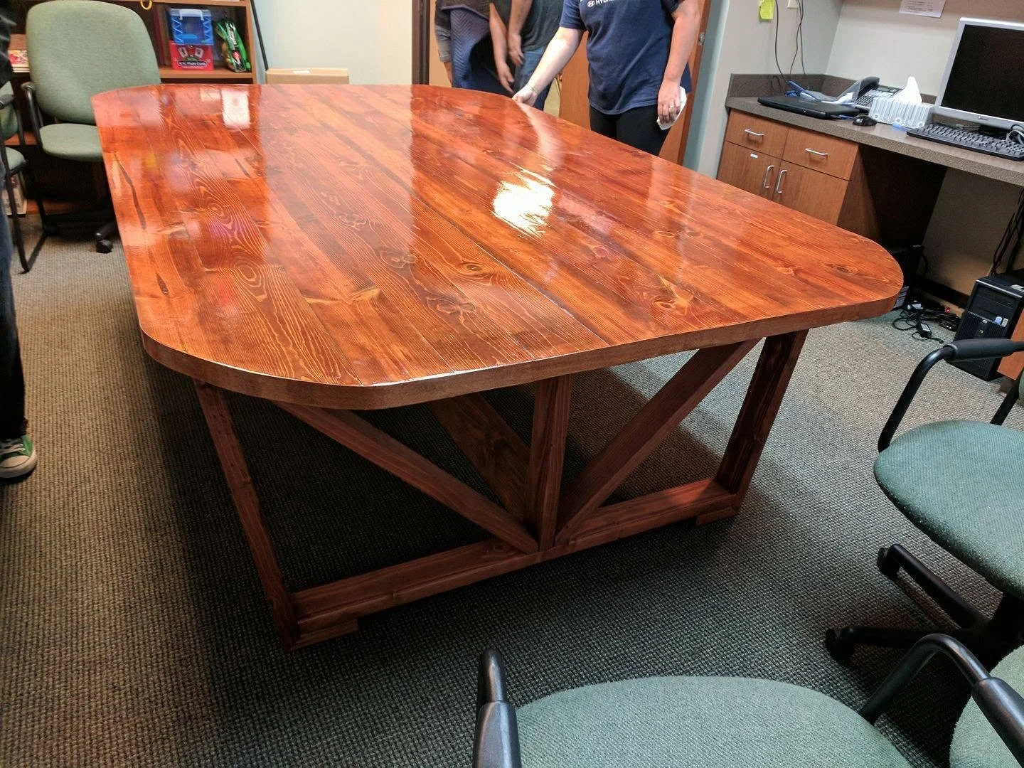 Large quilting table for a church
