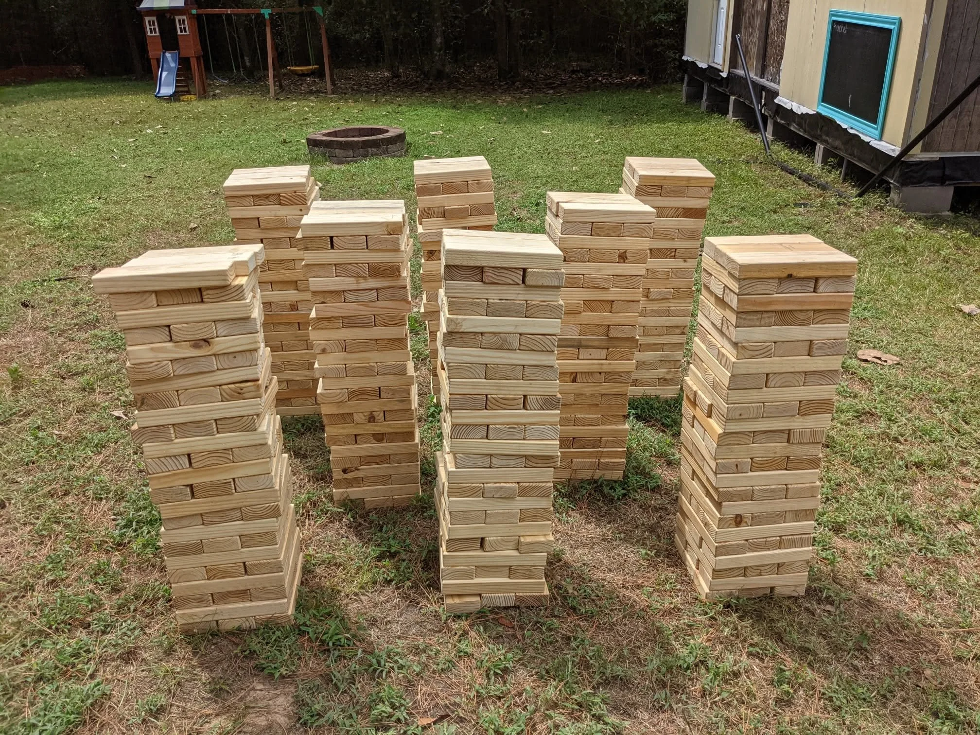 Giant jenga sets