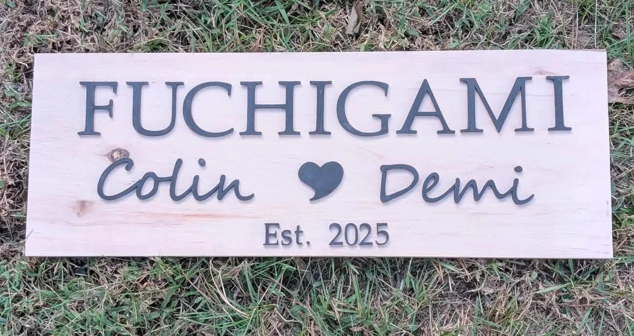 Personalized Wedding Wooden Sign
