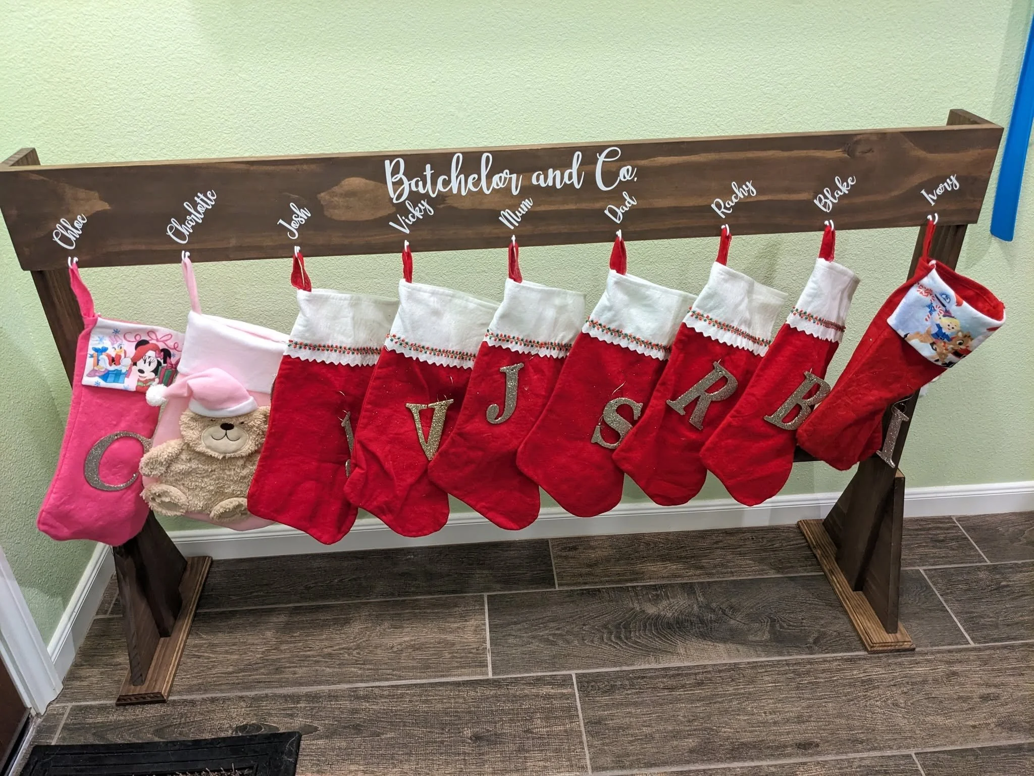 Stocking holder